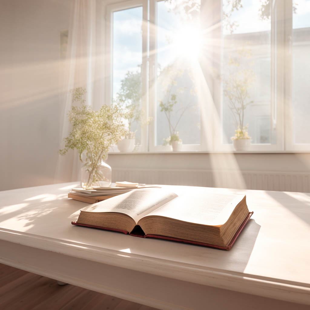 What to do with an old bible as it sits on the table