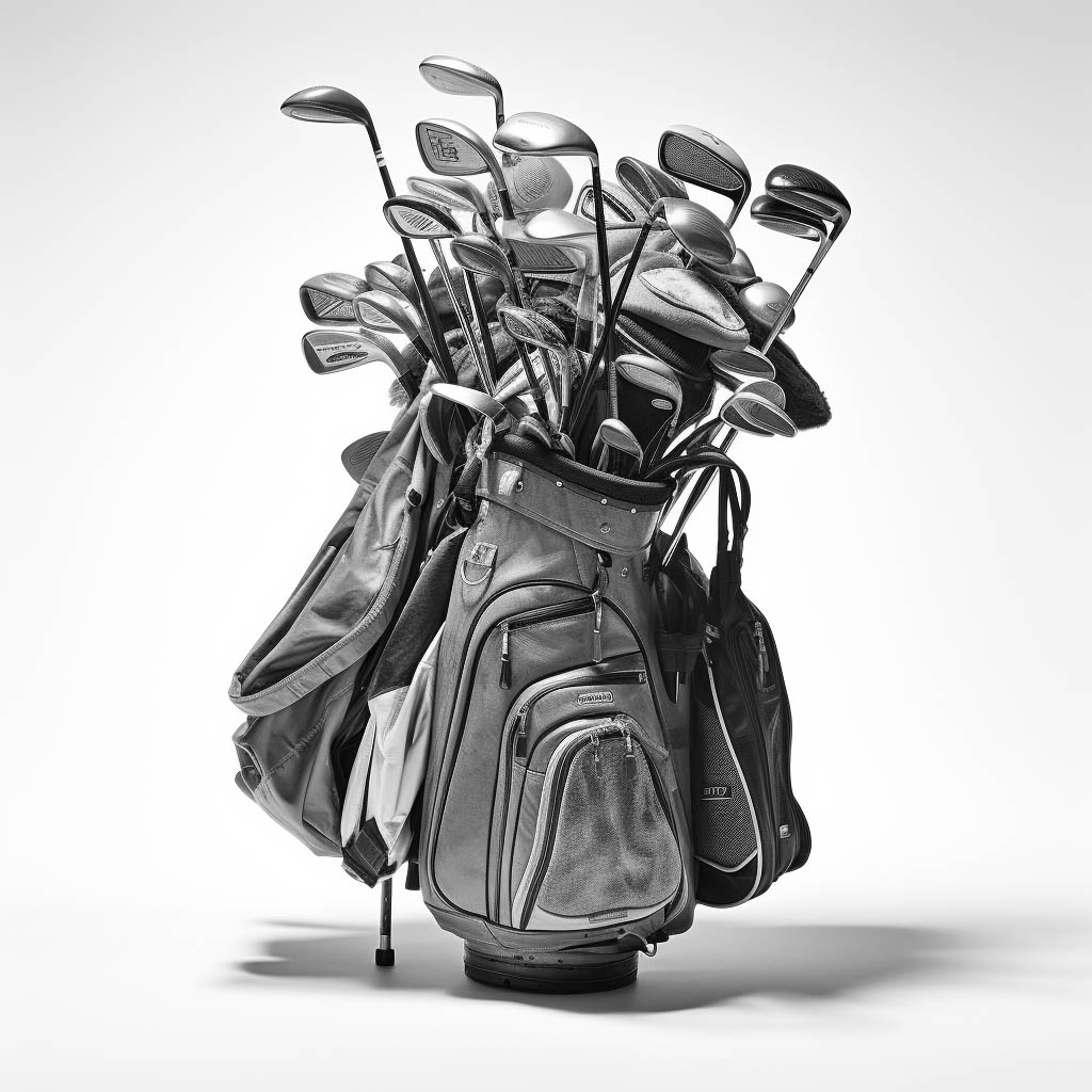 What to do with old golf clubs when you're kind of rich and buy new bags each year.