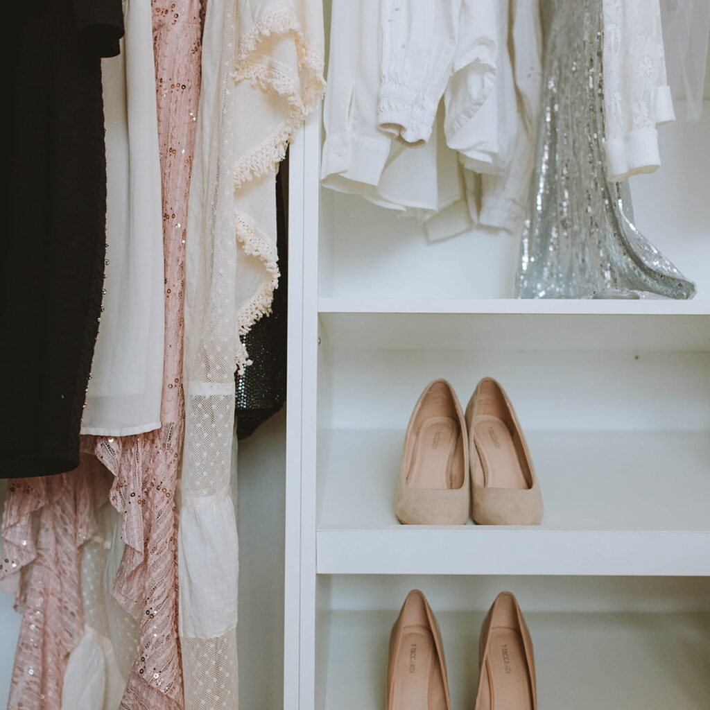 Cleaned up closet space